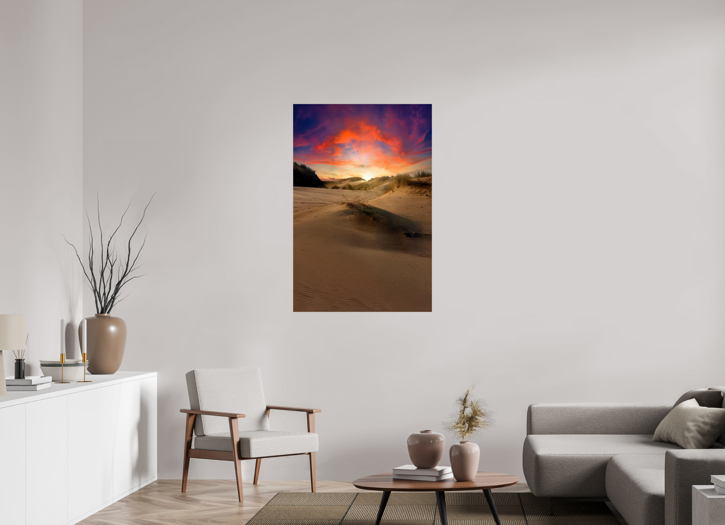 80 x 120 cm, Photo Print On Fuji Crystal DP II Rainbow Sunset on the Sands