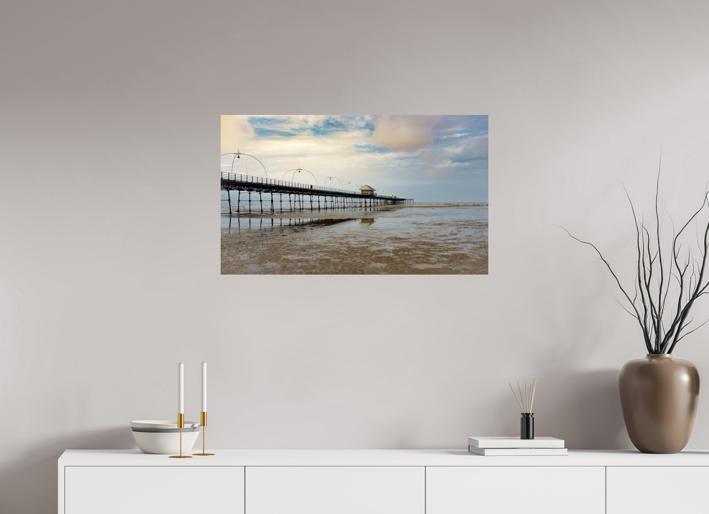 83.8 x 50 cm, Photo Print On Fuji Crystal DP II The Summer Pier