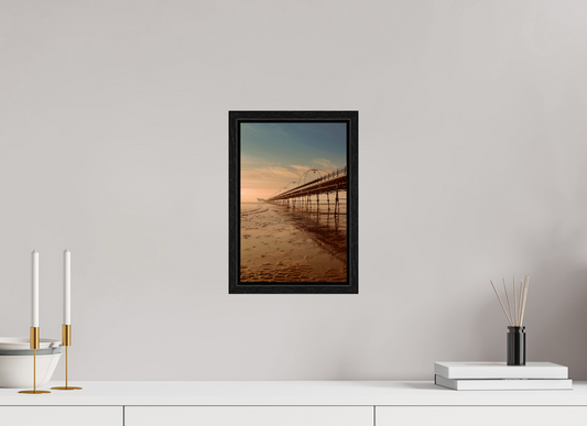 20 x 30 cm, Floater Frame Pier in the Mist