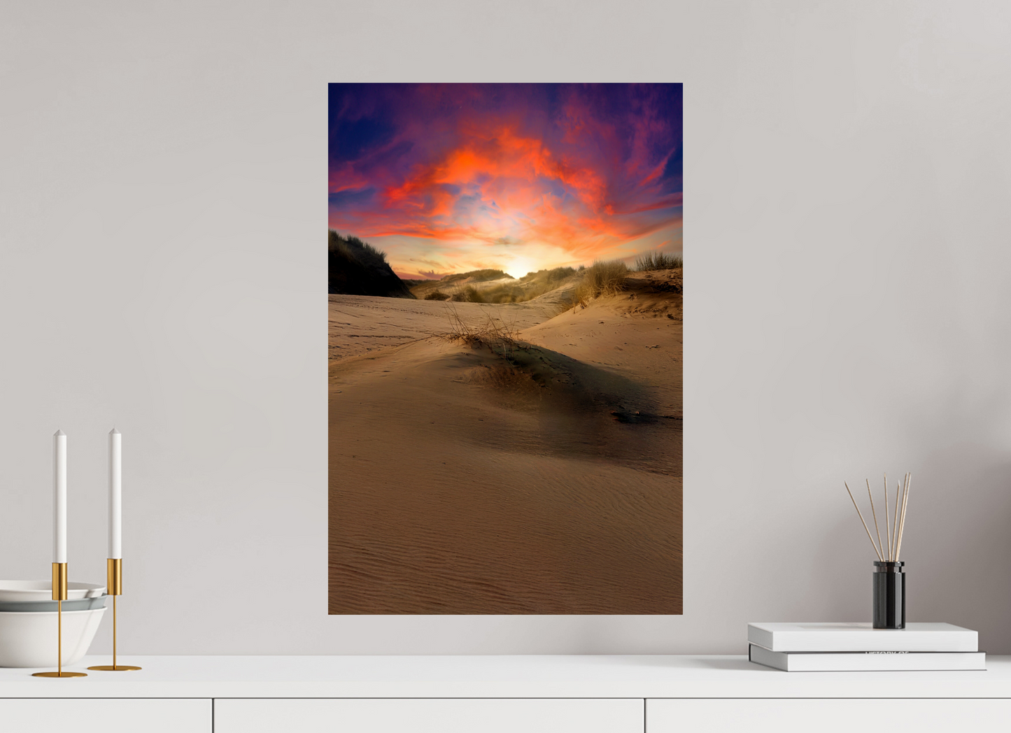 40 x 60 cm, Photo Print On Fuji Crystal DP II Rainbow Sunset on the Sands