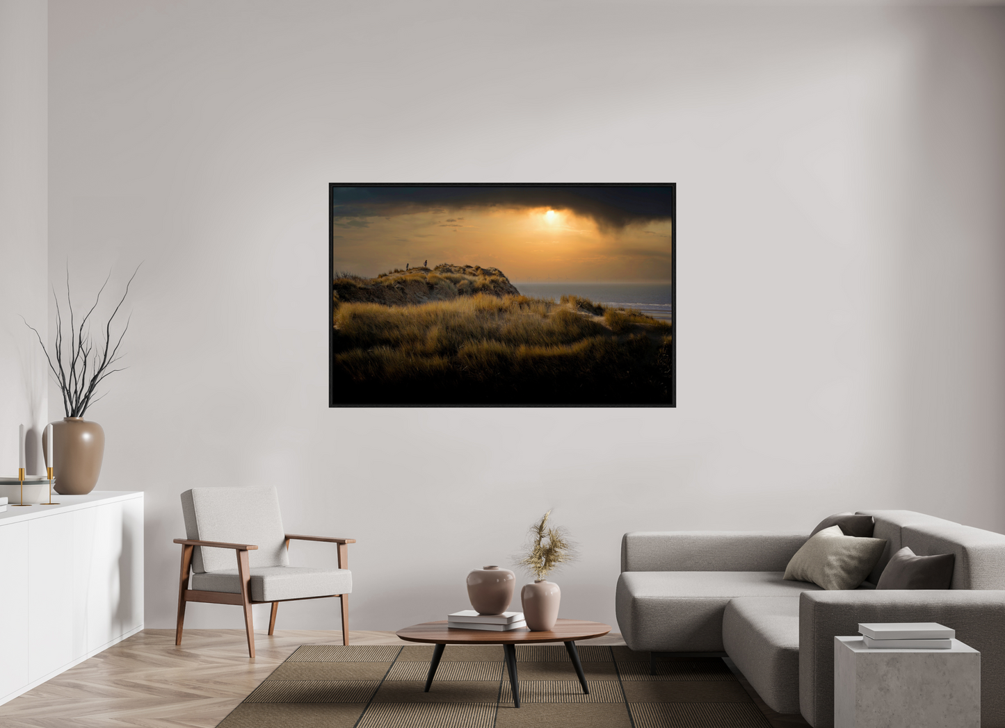 172 x 110 cm, Floater Frame After School on the Dunes