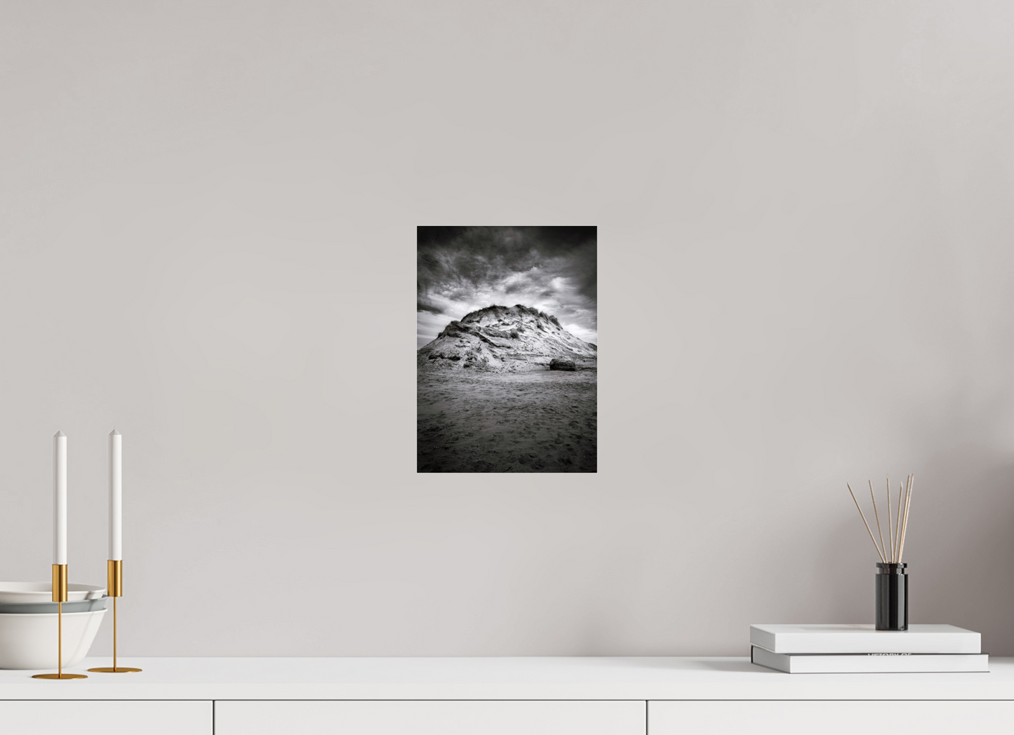 20 x 27.4 cm, Photo Print Under Acrylic Glass The Sand Mountain