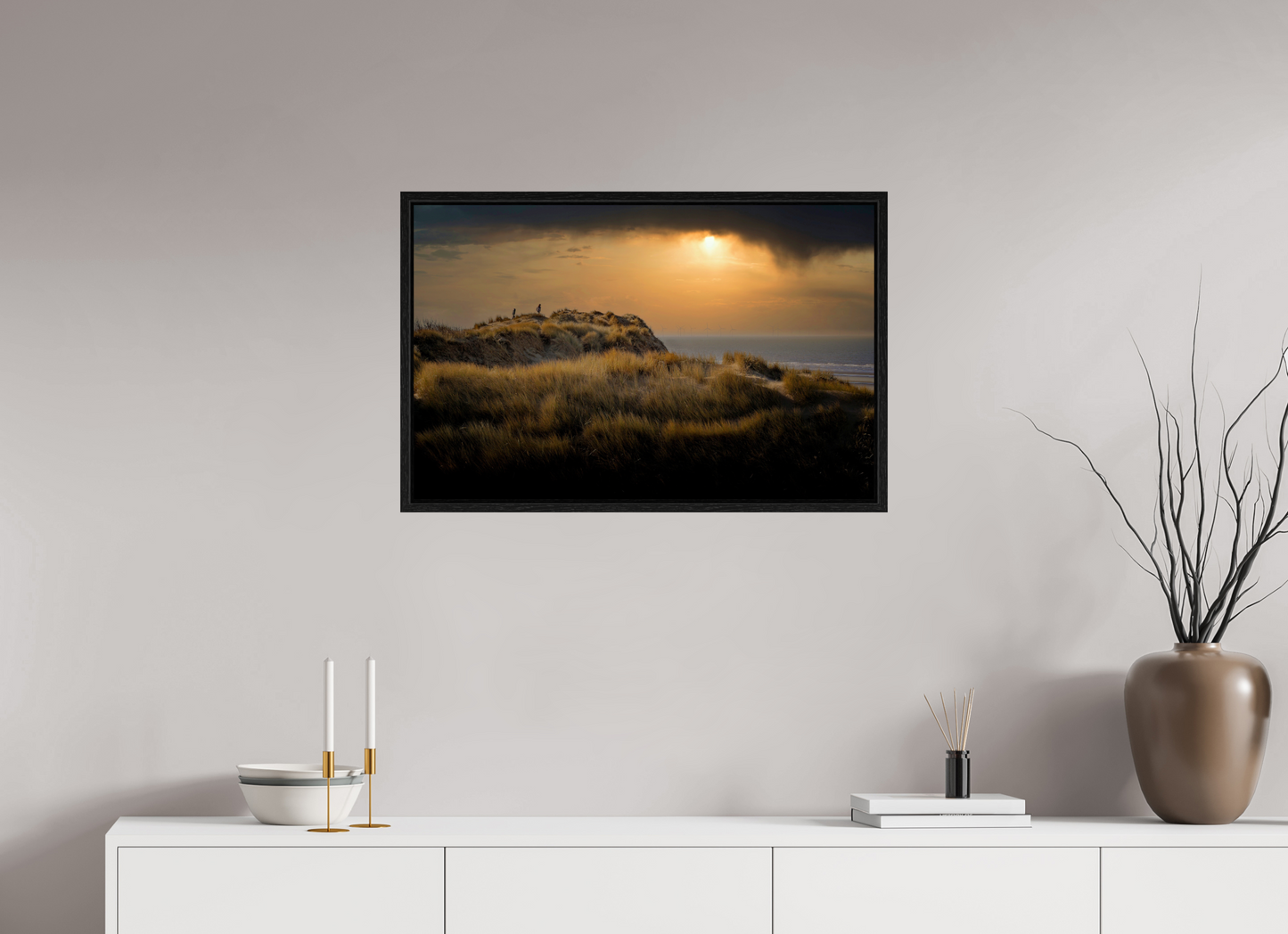 78.2 x 50 cm, Floater Frame After School on the Dunes