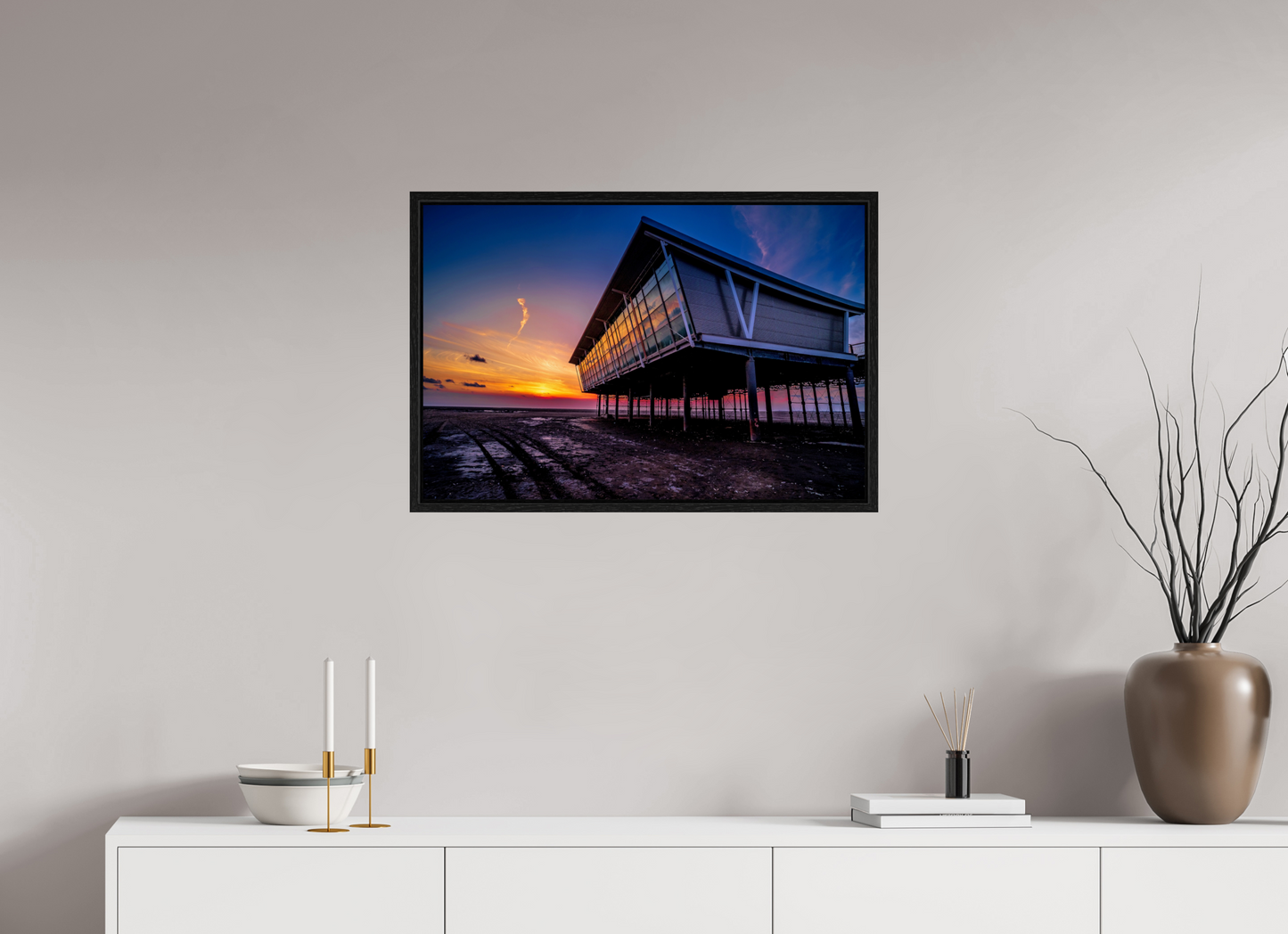 75 x 50 cm, Floater Frame The Pavilion