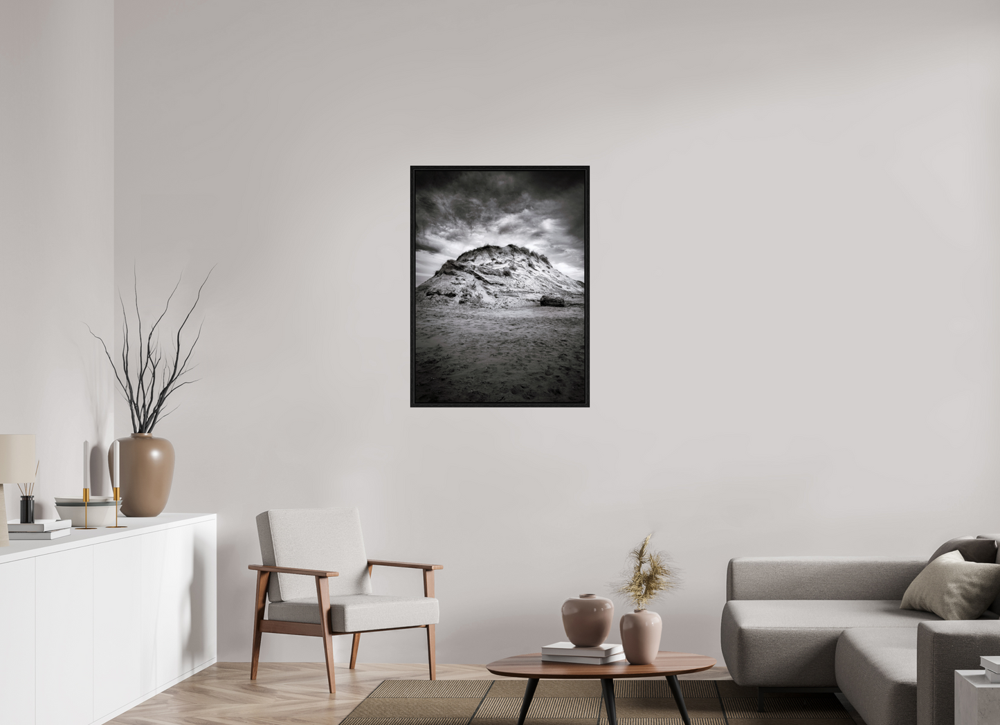 70 x 95.8 cm, Floater Frame The Sand Mountain