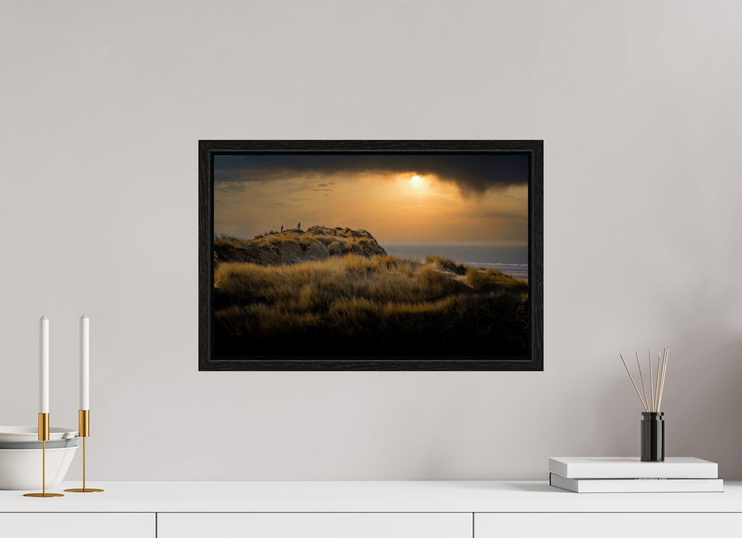 46.9 x 30 cm, Floater Frame After School on the Dunes