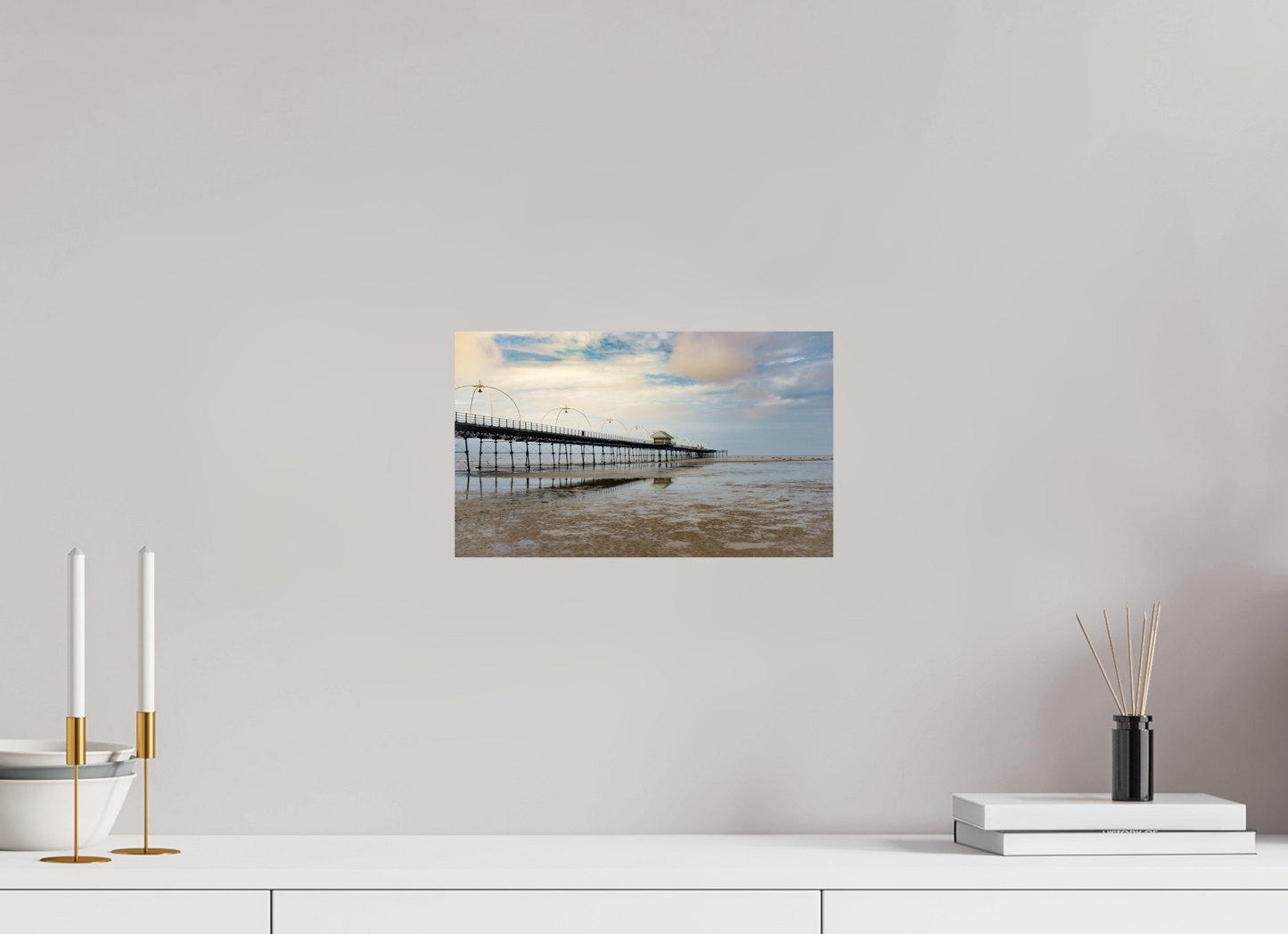 33.5 x 20 cm, Photo Print On Fuji Crystal DP II The Summer Pier