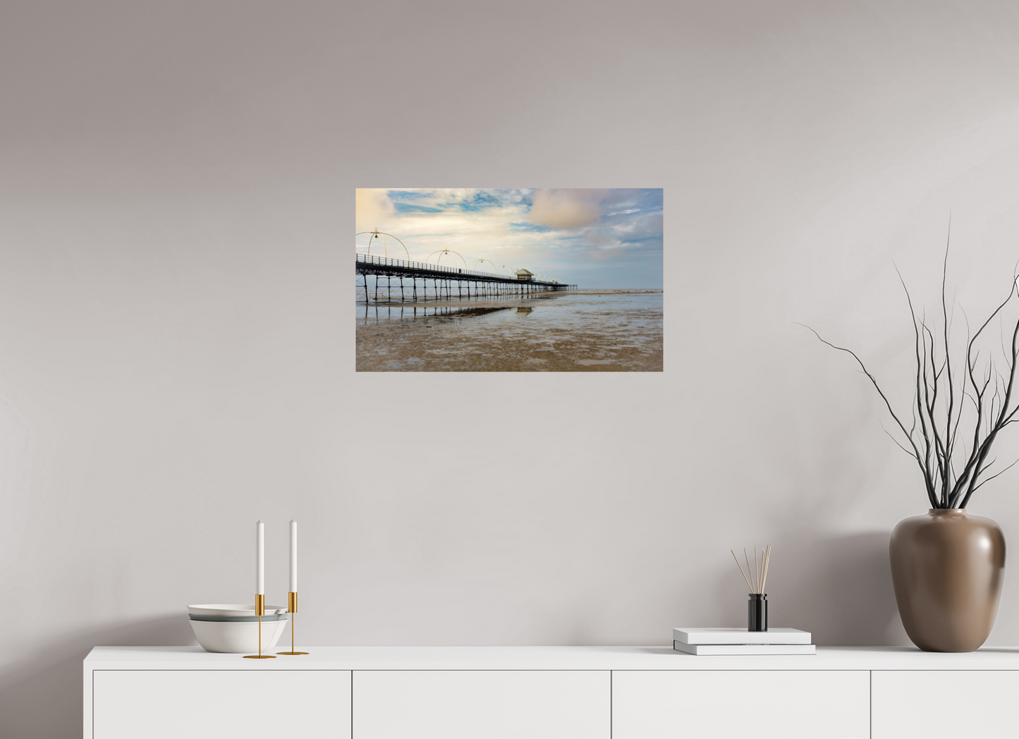 67 x 40 cm, Photo Print On Fuji Crystal DP II The Summer Pier