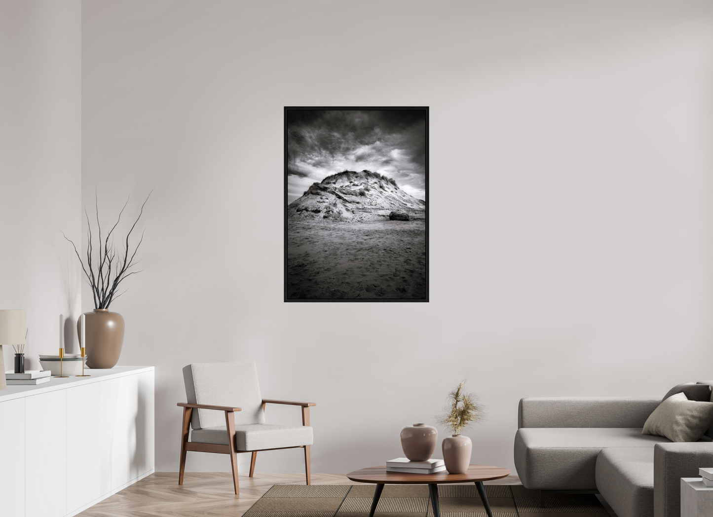 80 x 109.5 cm, Floater Frame The Sand Mountain