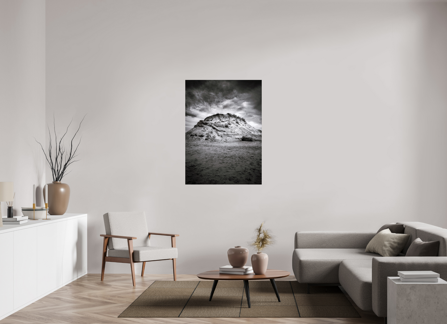 90 x 123.1 cm, Photo Print Under Acrylic Glass The Sand Mountain