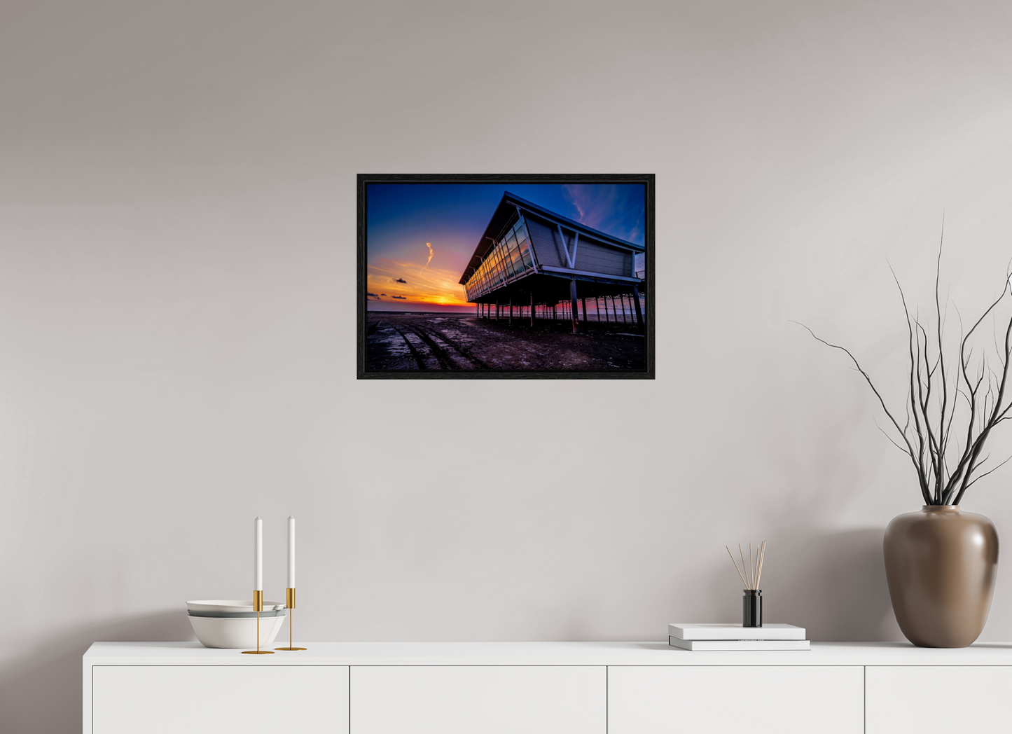 60 x 40 cm, Floater Frame The Pavilion