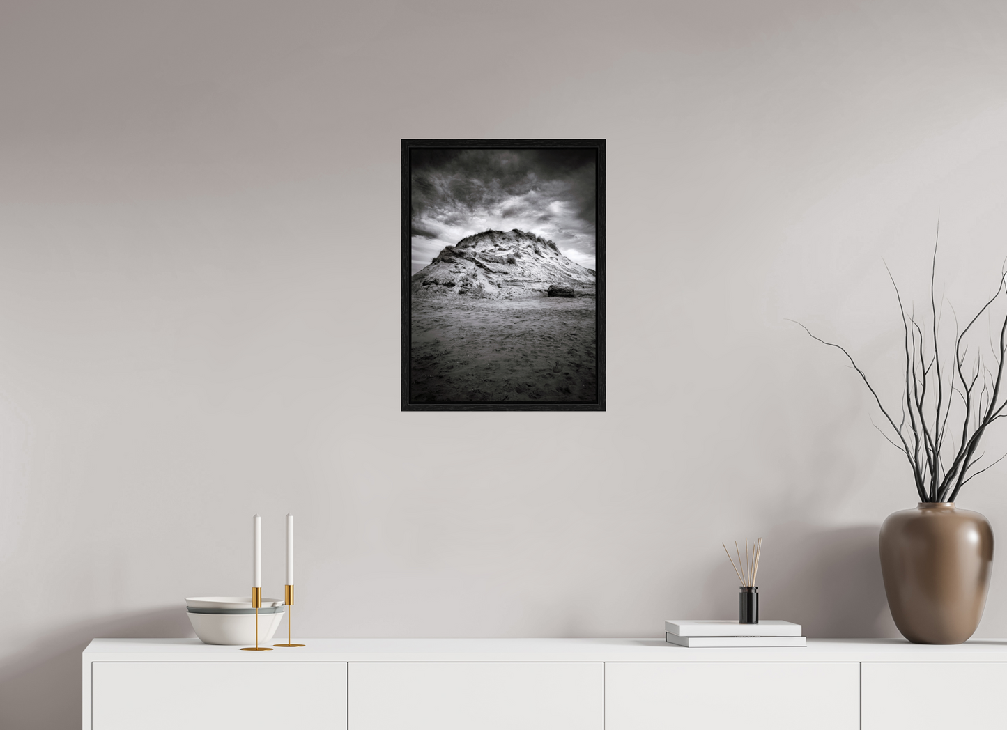 40 x 54.7 cm, Floater Frame The Sand Mountain