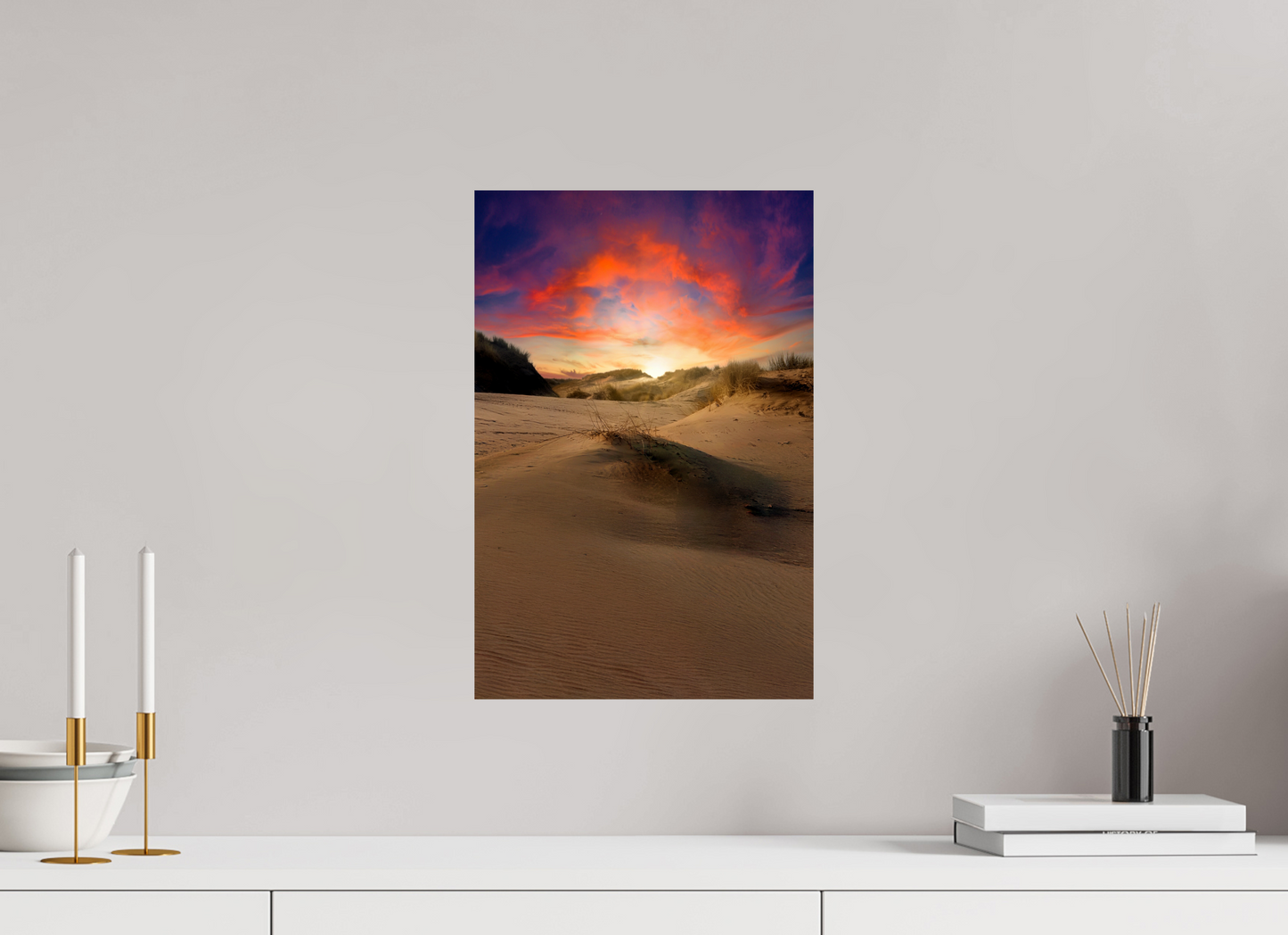 30 x 45 cm, Photo Print On Fuji Crystal DP II Rainbow Sunset on the Sands