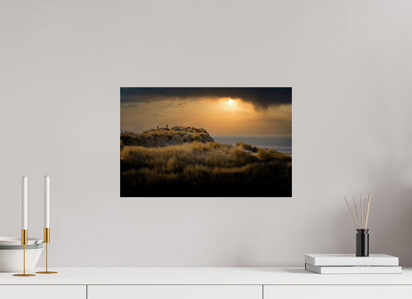 46.9 x 30 cm, Photo Print Under Acrylic Glass After School on the Dunes