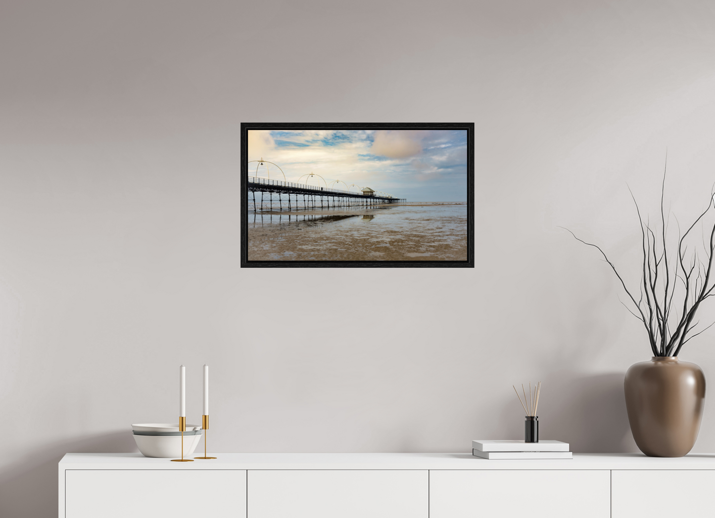 67 x 40 cm, Floater Frame The Summer Pier