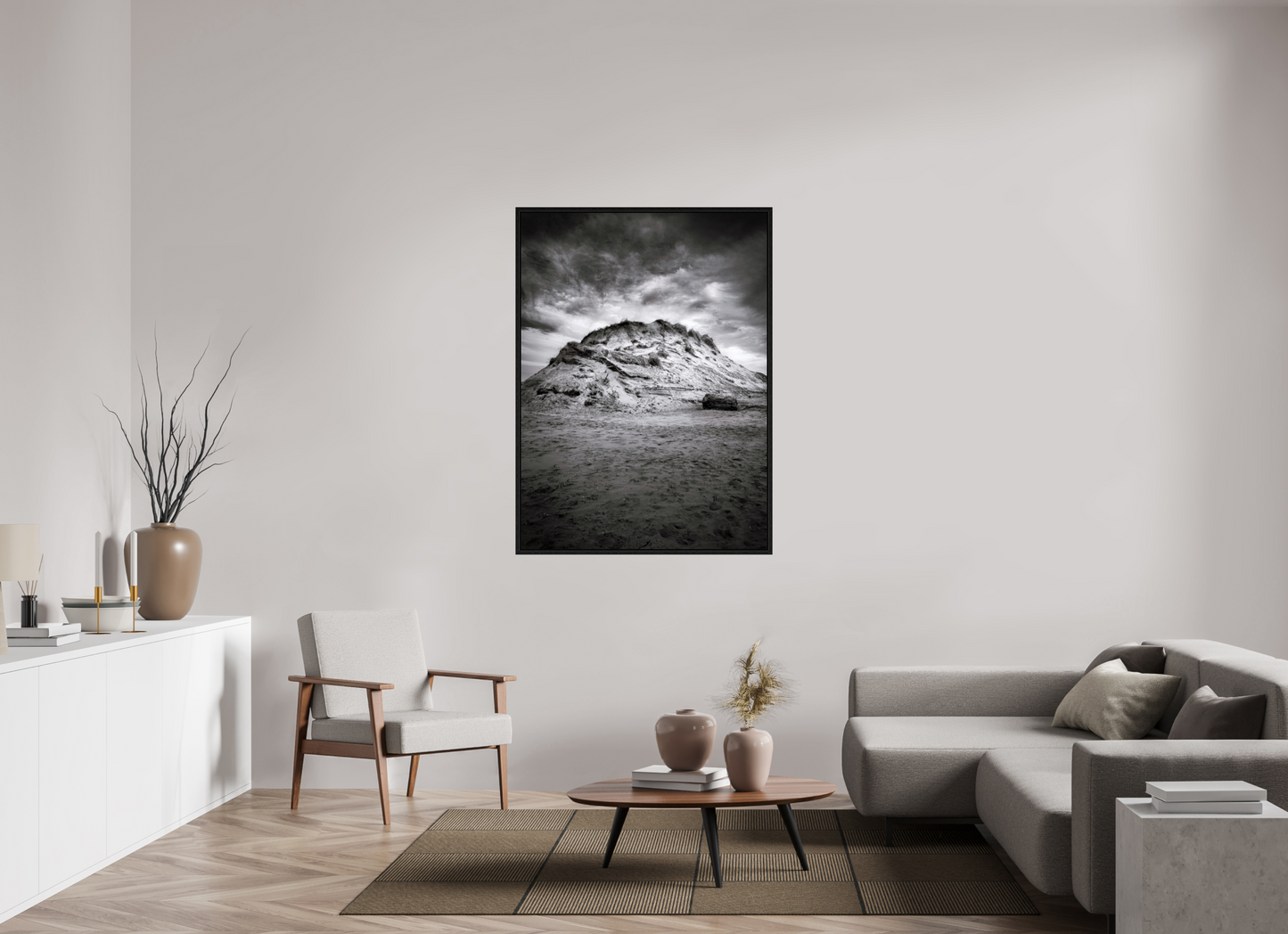 100 x 136.8 cm, Floater Frame The Sand Mountain
