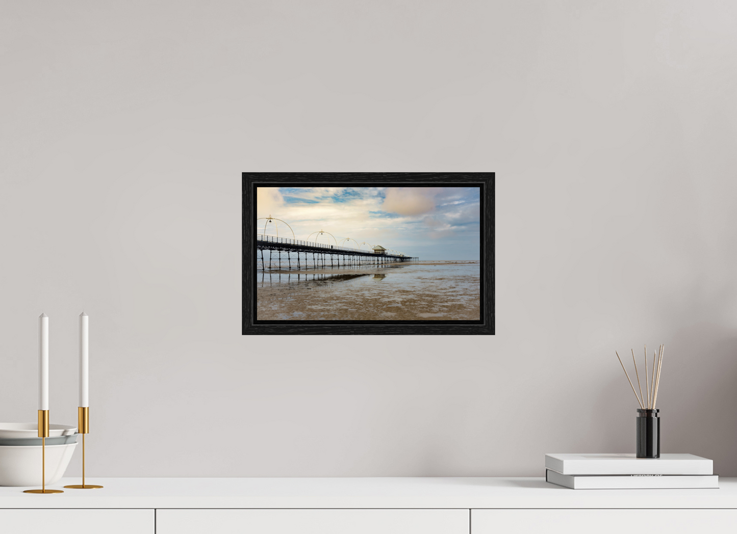 33.5 x 20 cm, Floater Frame The Summer Pier