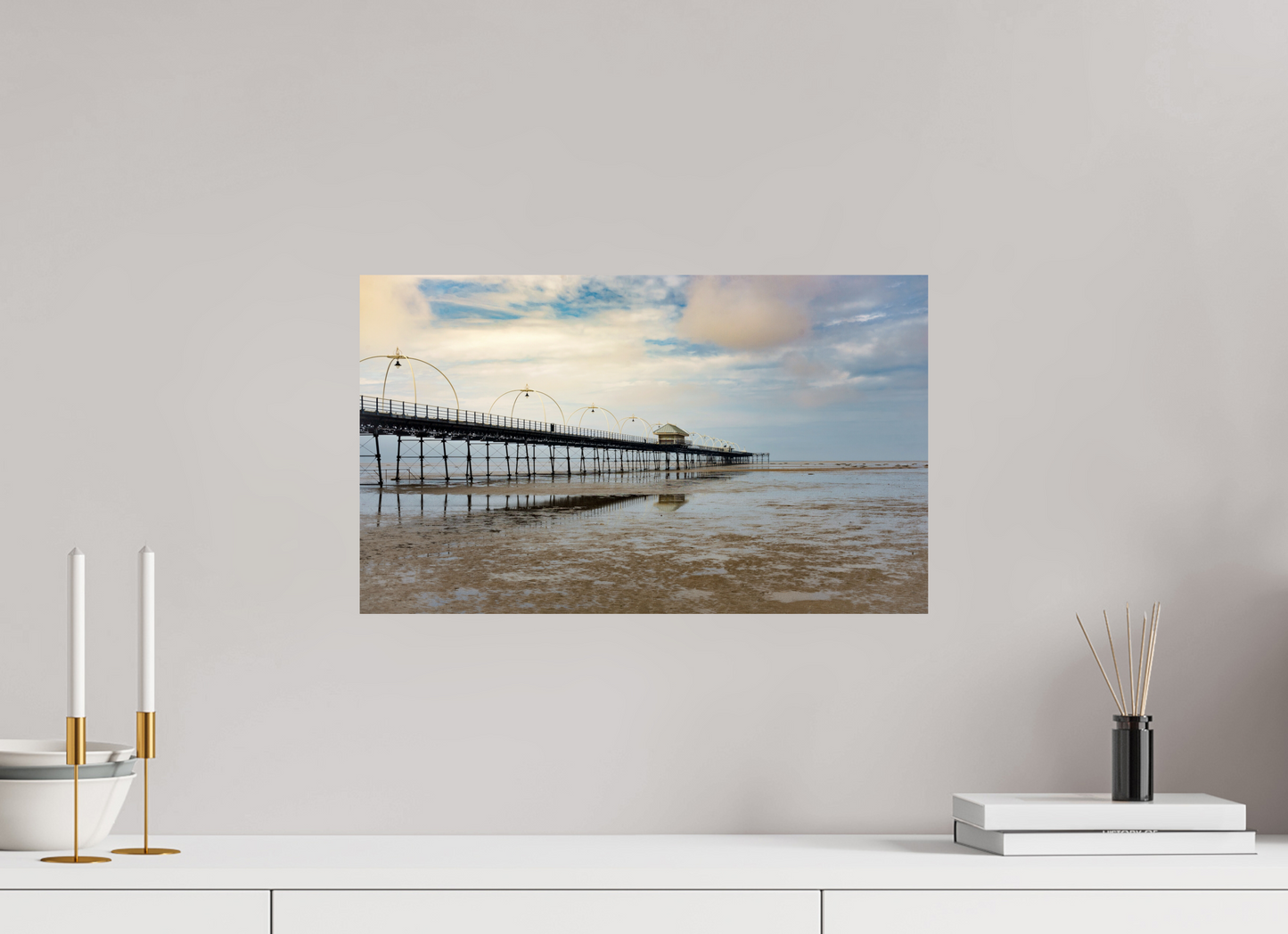 50.3 x 30 cm, Photo Print On Fuji Crystal DP II The Summer Pier