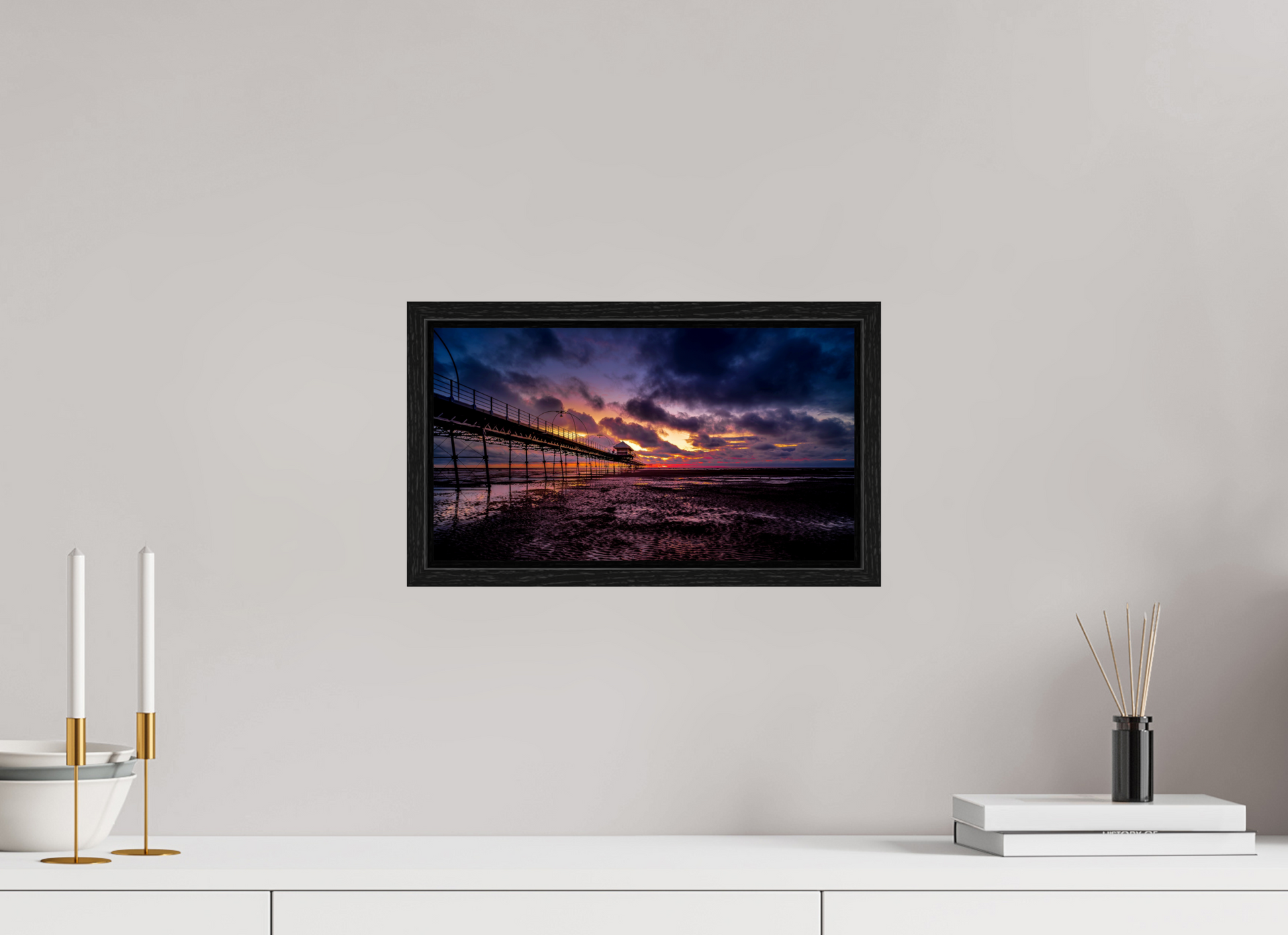 36.2 x 20 cm, Floater Frame The Dark Sunset